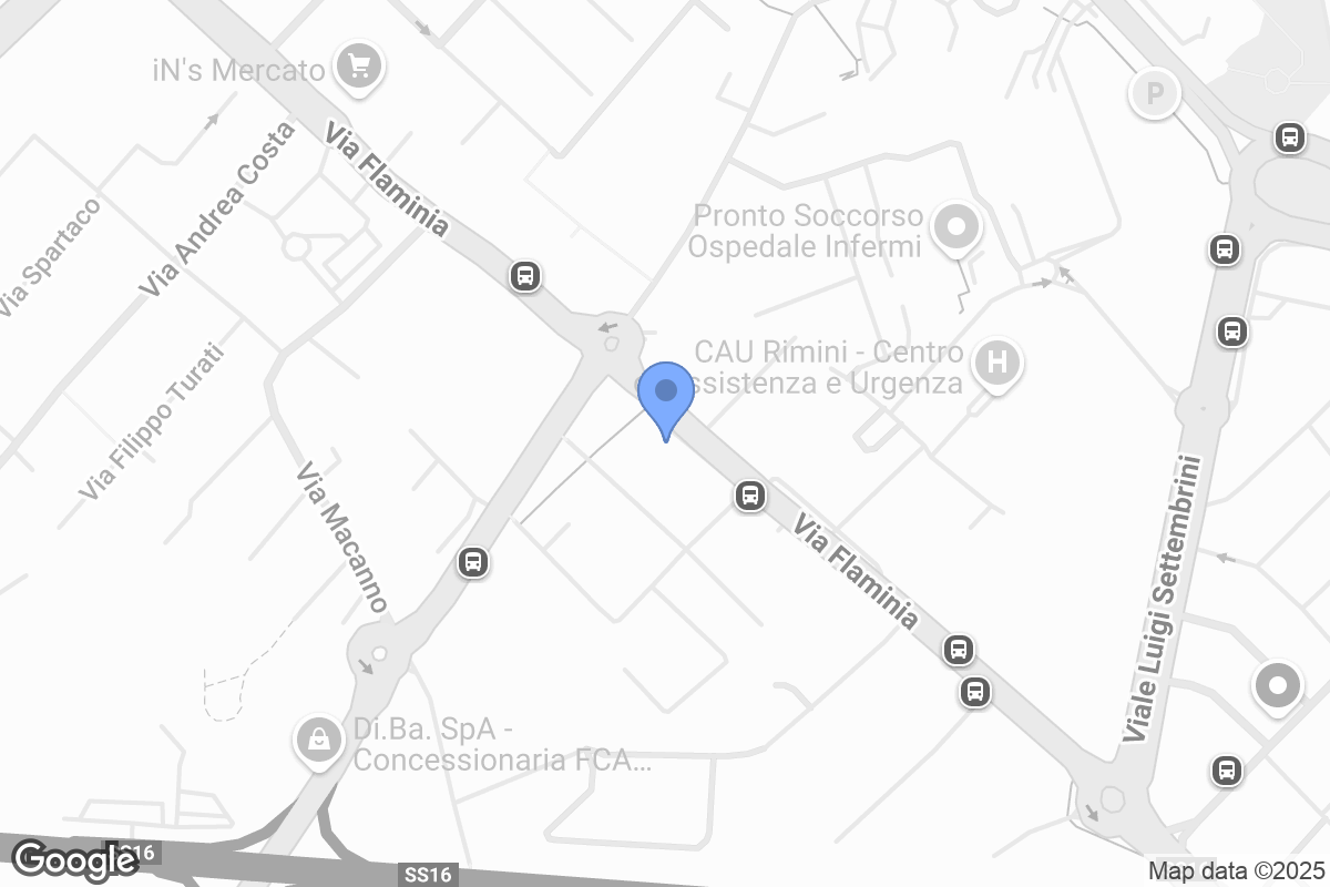 Mappa di Ofar Via Strepponi, 5 Rimini